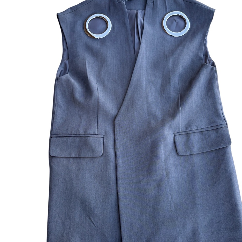Elegant Gray Women's Vest